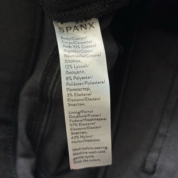 Spanx Vintage Distressed Ankle Skinny Jeans vintage black XS new - Picture 9 of 13